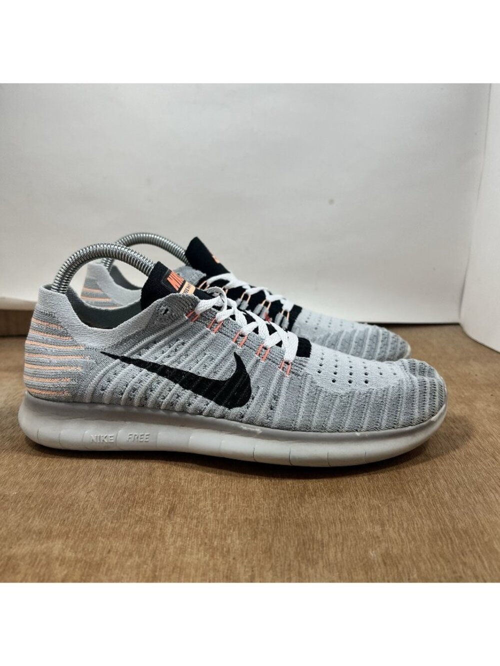 Nike Shoes Women Size 9 831070-005 Free RN Flyknit Lace Up Running Athletic